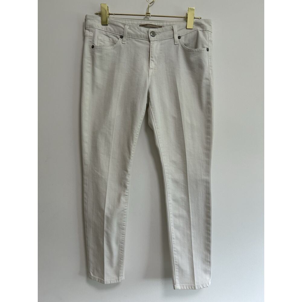 Vince Women's Jeans‎ USA White Size 29 Straight Ankle Stretch Minimalist